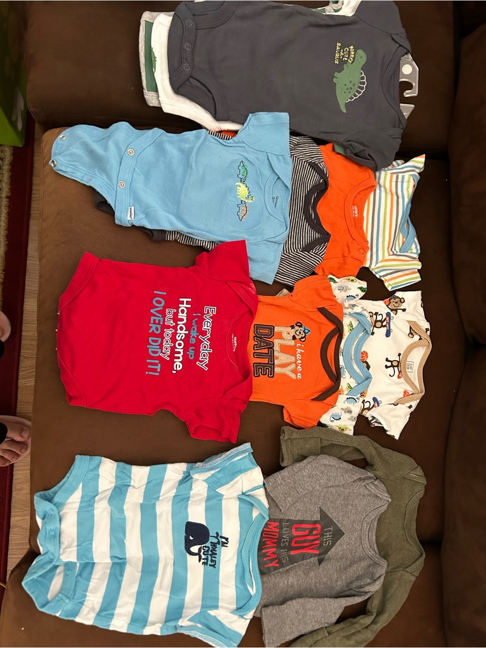 Bundle of Colorful Baby Onesies - 14pc
